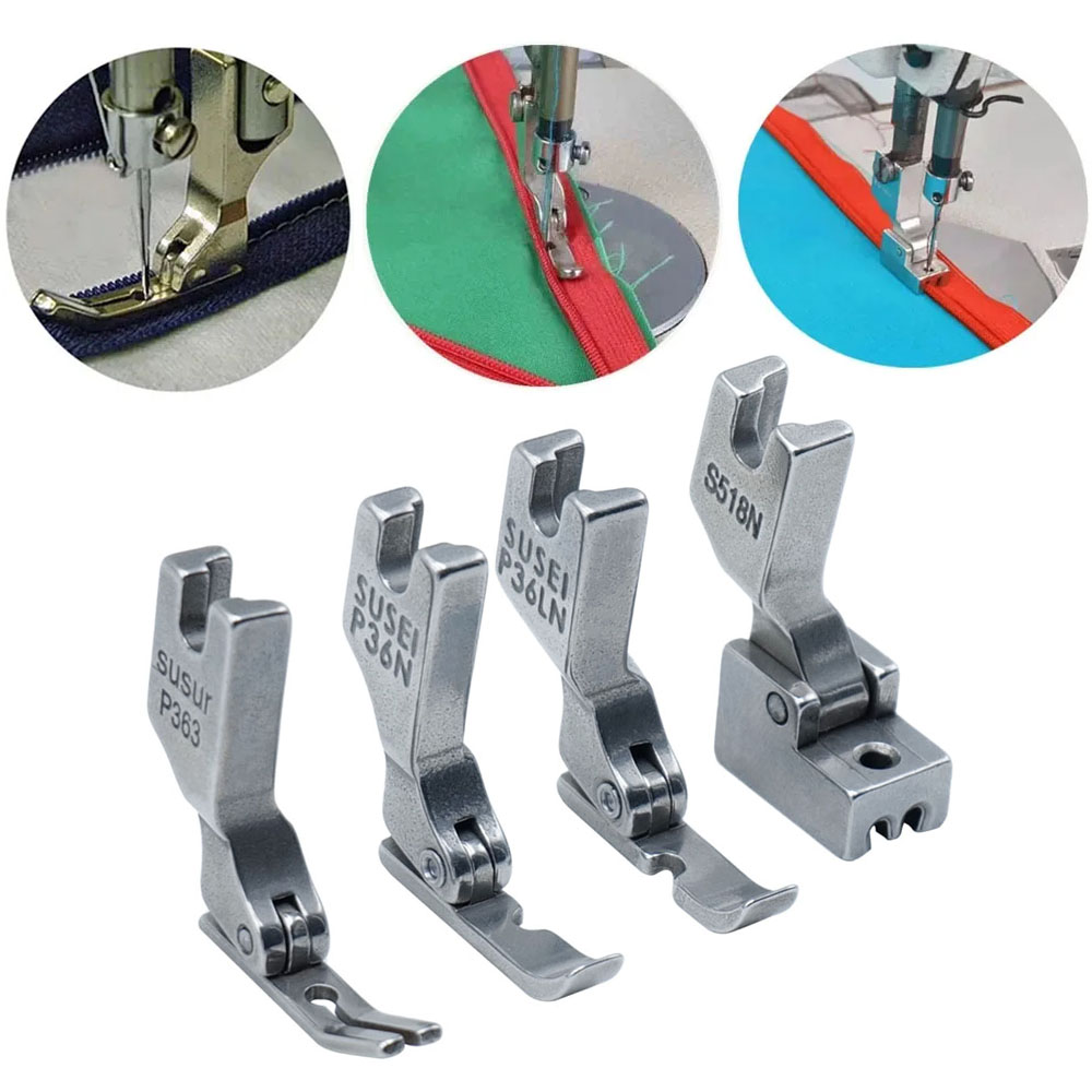 Zipper Foot Presser - 지퍼 프레서 풋 산업용 잠금 스티치