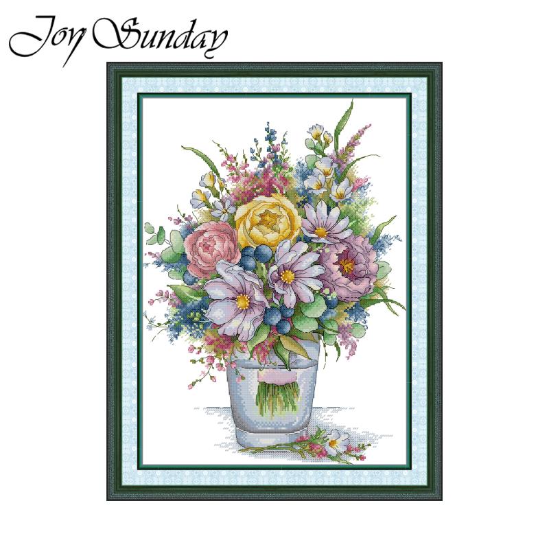 Textile Sewing Patterns - Joy Sunday 크로스 스티치 키트, 여러