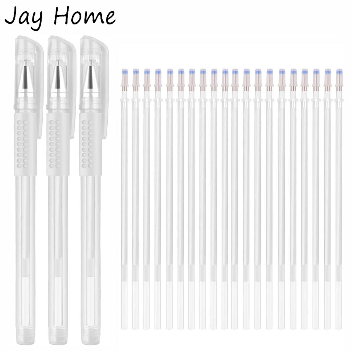 Fabric Marking Pen - 재단사를위한 20 개의 리필이있는 흰색 열