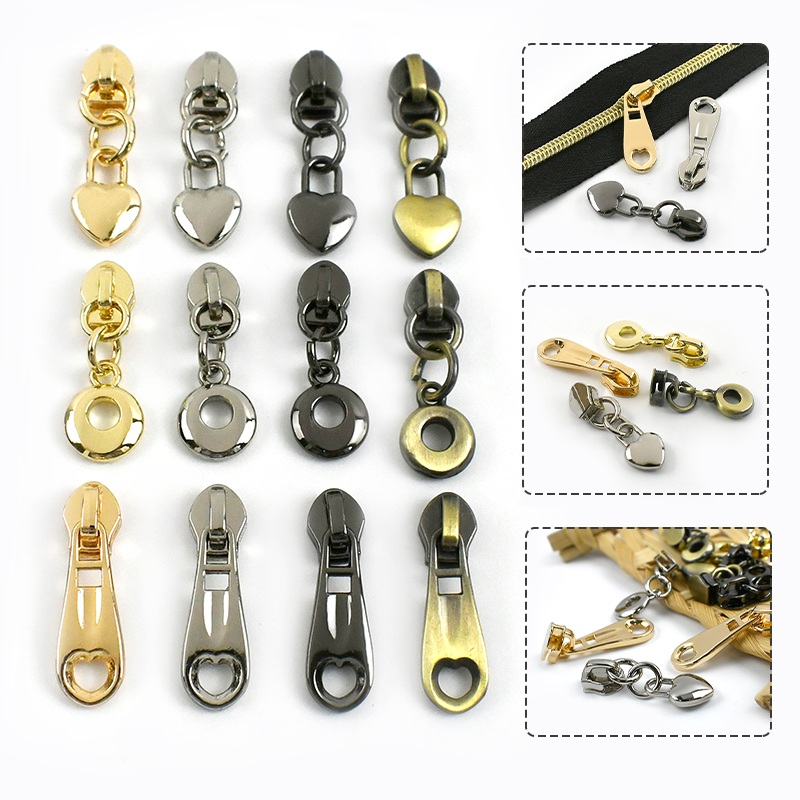 Textile And Sewing Supply - 10/20/30/40/50Pcs 지퍼 커서 3 # 나일론