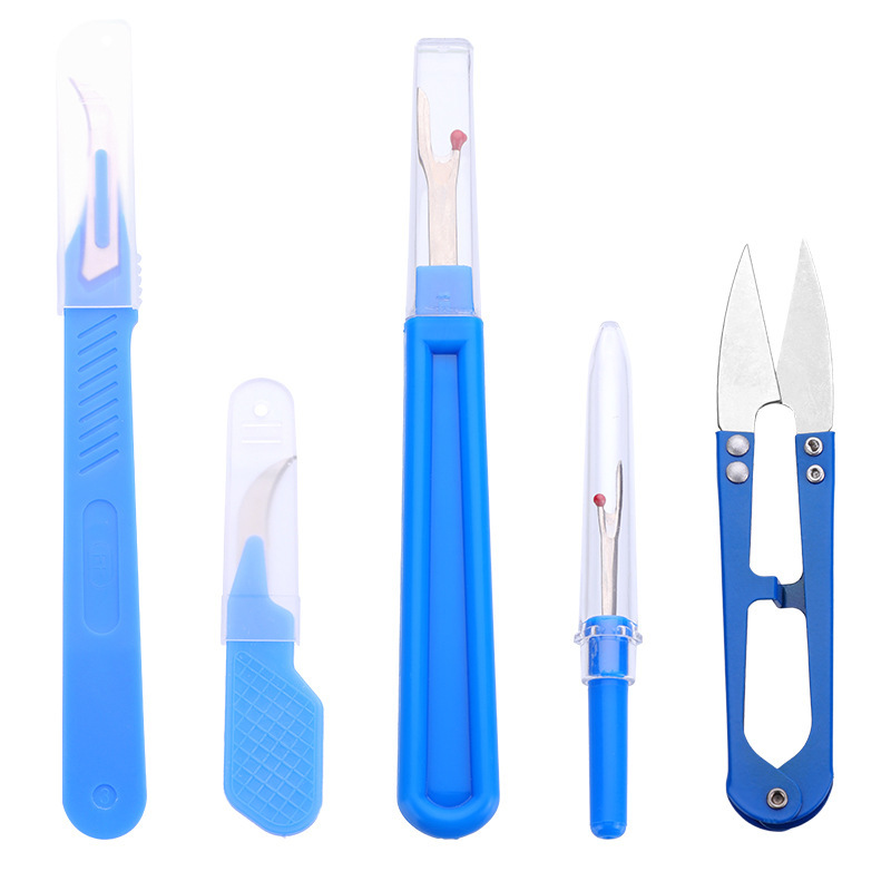 Seam Ripper Tool - 바느질용 심 리퍼 키트 블루 바느질