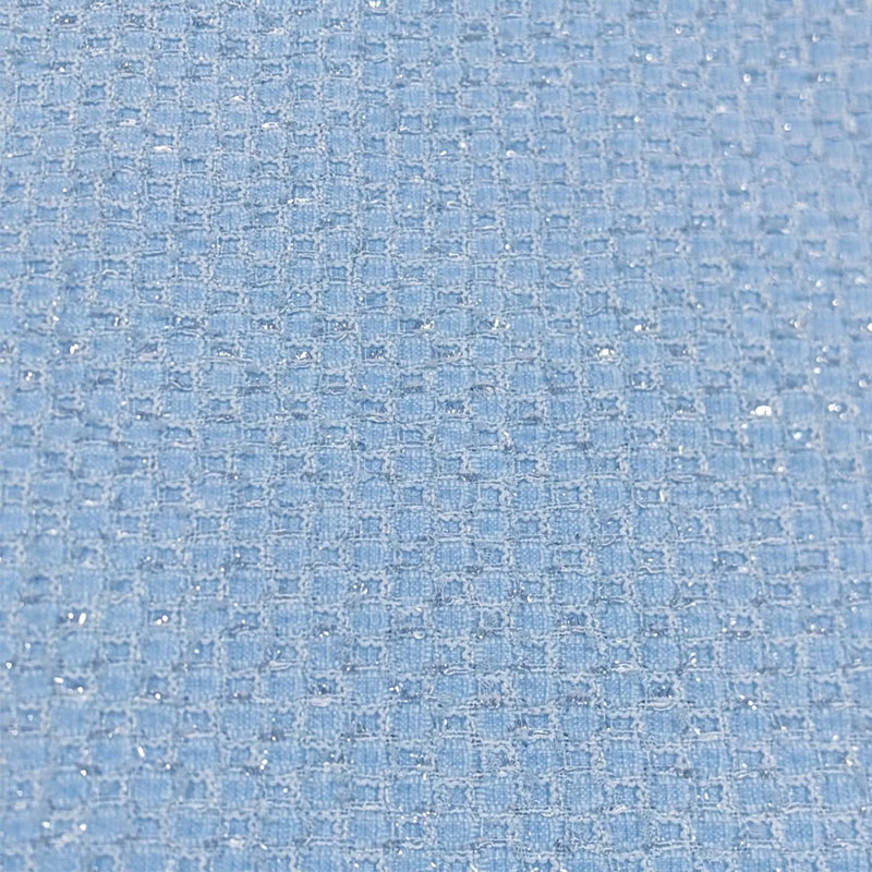 작은 격자 무늬와 밝은 와이어 원사 염색 브레이드 트위 - Sewing Tweed 리뷰 및 가격