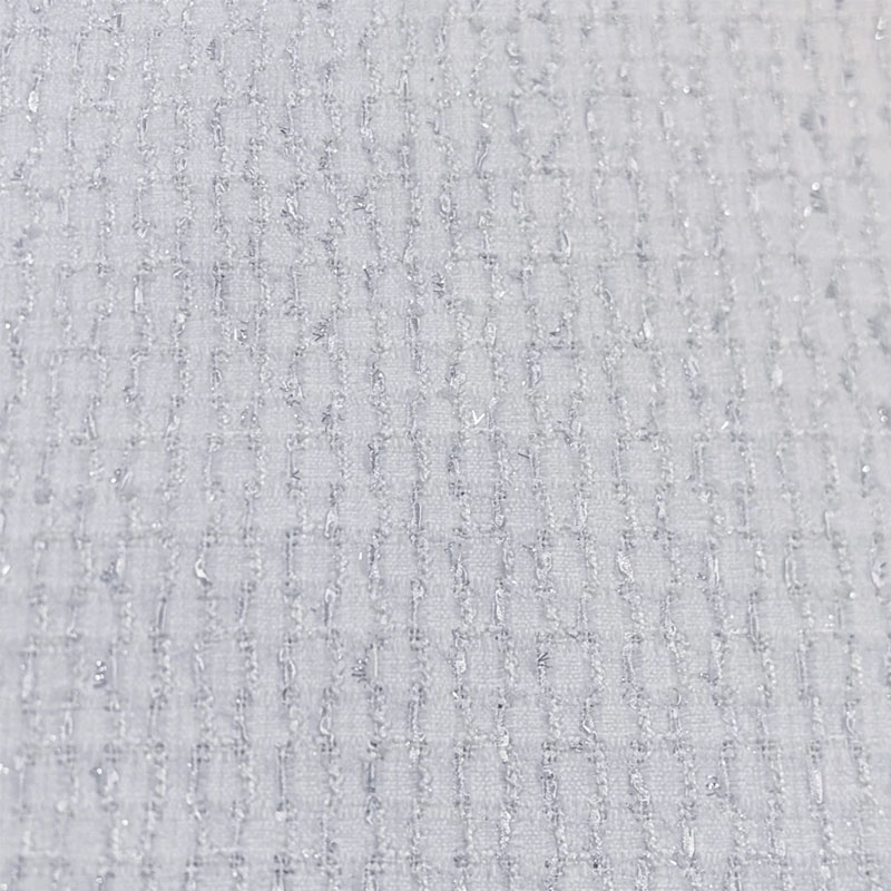 작은 격자 무늬와 밝은 와이어 원사 염색 브레이드 트위 - Sewing Tweed 리뷰 및 가격