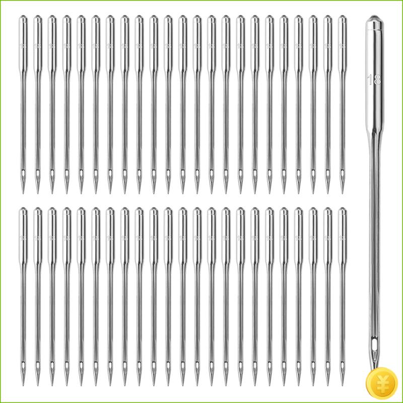 100PCS 재봉틀 바늘 범용 크기 자수 가죽 청바지  - Leather Needle Heavy 리뷰 및 가격