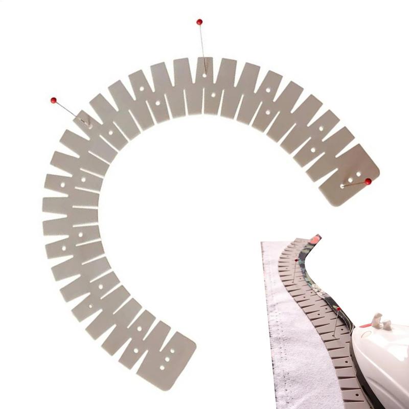 내열성 헤머자, 핫 헤밍자, 유연한 실리콘 곡선 눈금자 - Sewing Hemming 리뷰 및 가격