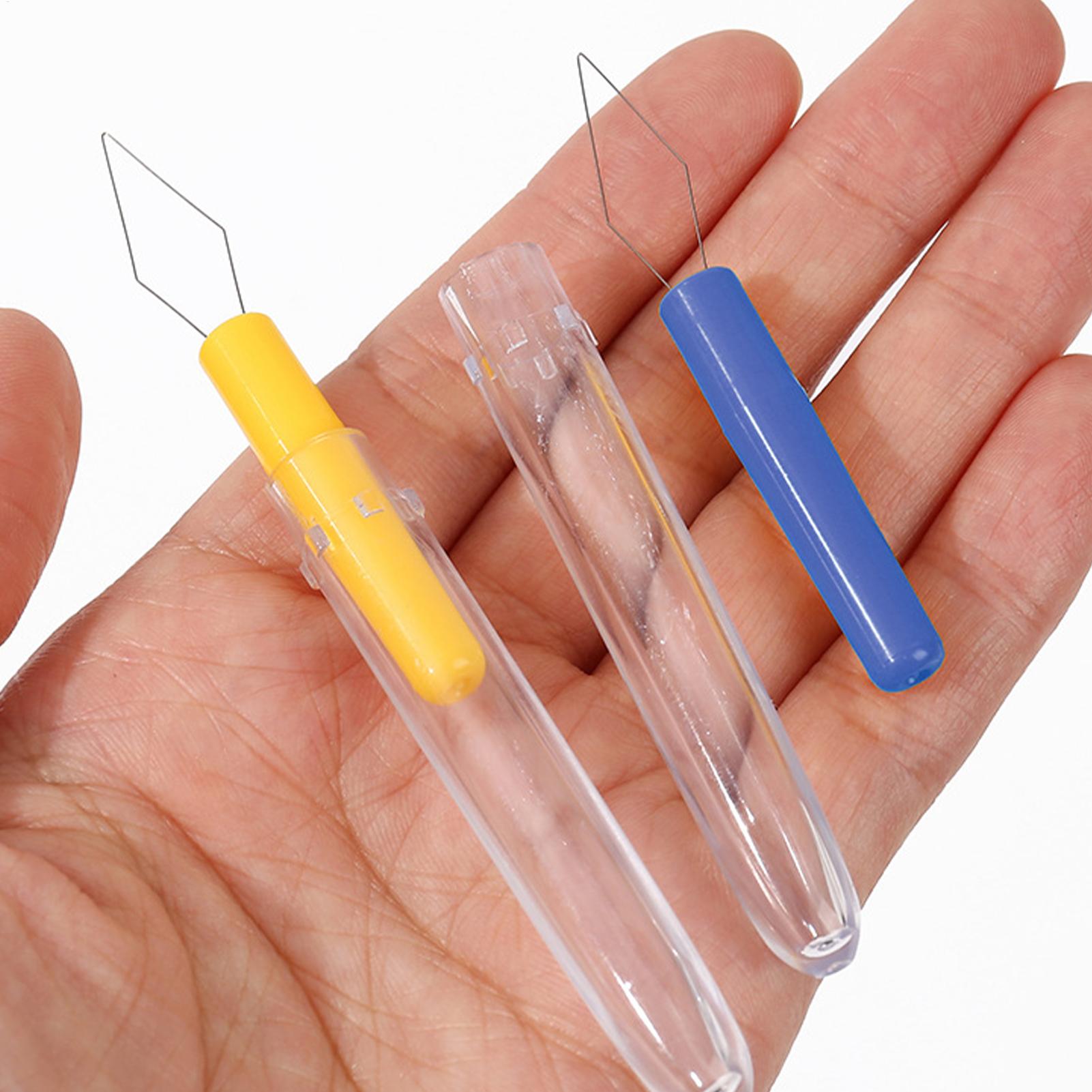 커버가 있는 3개입 바늘 꿰는 도구, 자동 소형 바늘  - Needle Threader Tool 리뷰 및 가격