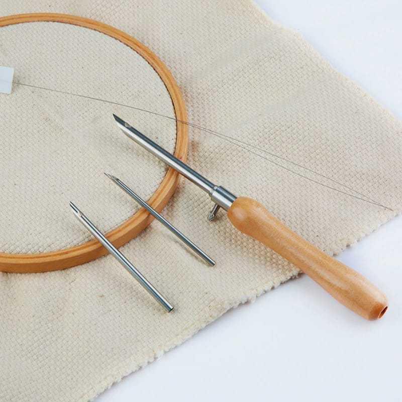 간단한 자수 DIY 조절 가능한 펀치 니들 세트 5개입 - Sewing Textile Art 리뷰 및 가격