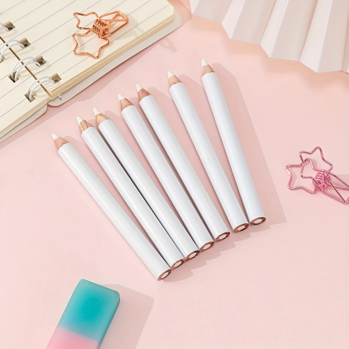 6개입 화이트 재단사 펜 패션 드레스 마커 재봉 도구  - Fabric Marking Pen 리뷰 및 가격