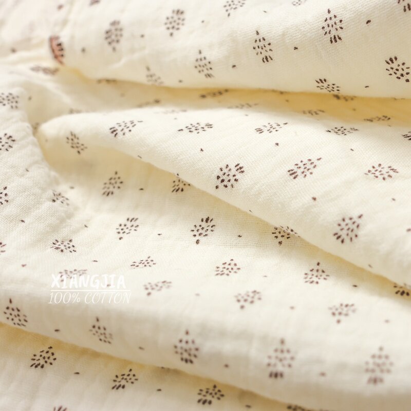 135x50cm 빈티지 도트 무늬 면 이중 레이어 크레 - Vintage Sewing Textile 리뷰 및 가격
