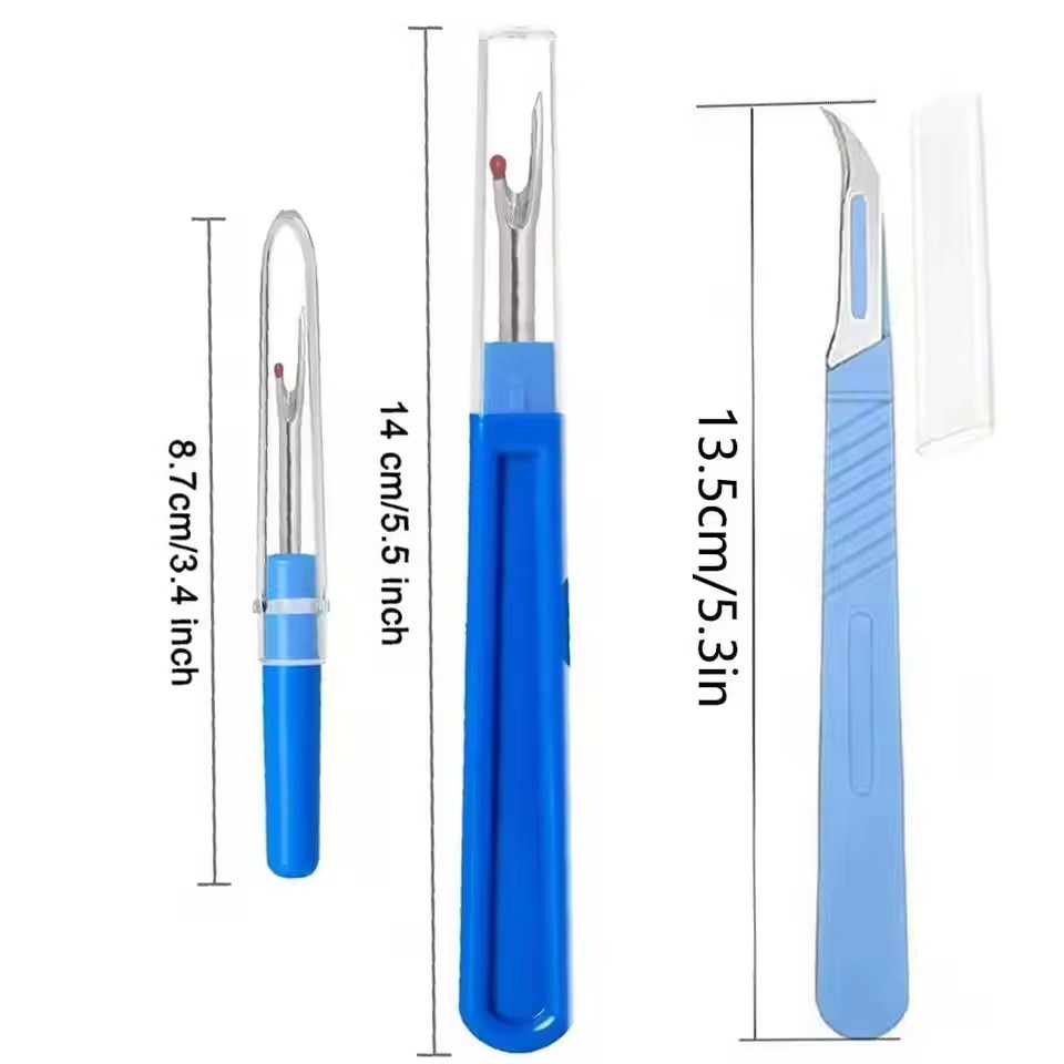 2/5개입 봉제용 실 제거기 세트, 파란색 바느질 스티 - Seam Ripper Tool 리뷰 및 가격