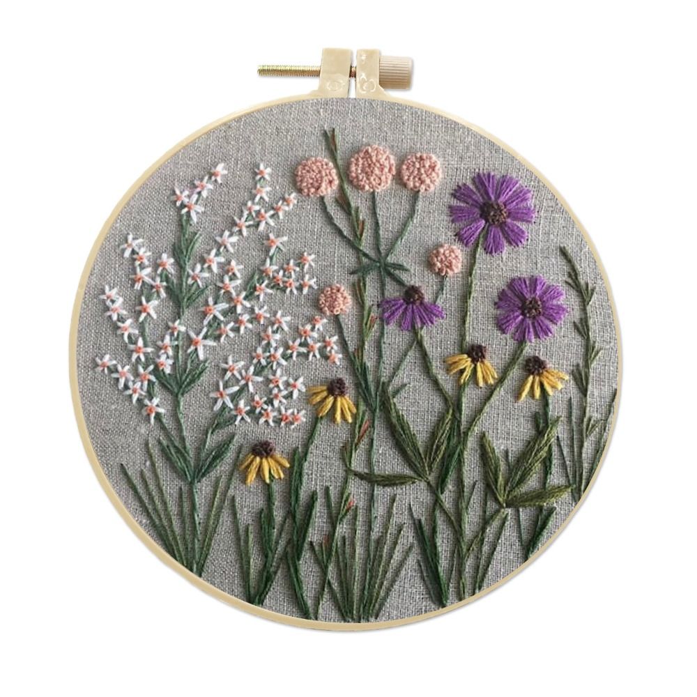 꽃 패턴 DIY 자수 키트 바늘 펀치 바늘 스레드 크로 - Textile Sewing Patterns 리뷰 및 가격