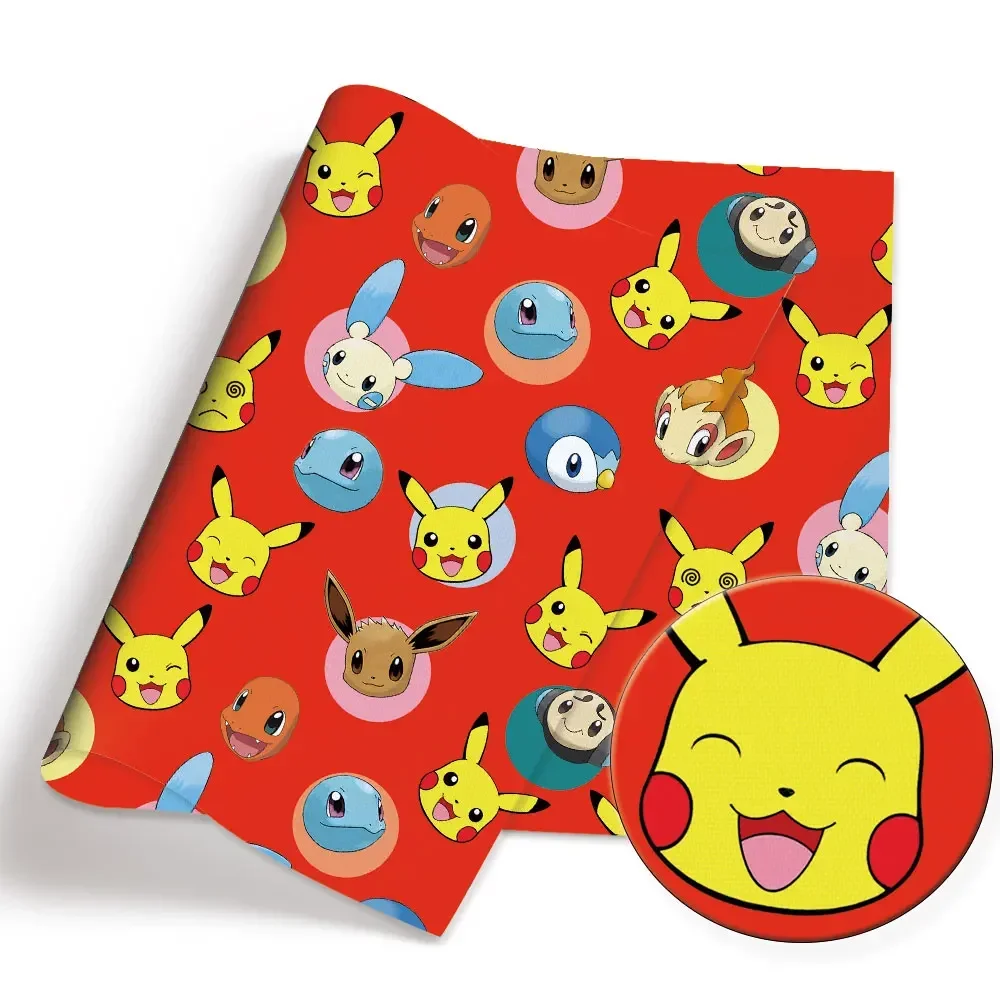 140x50CM 포켓몬 만화 프린트 원단 DIY 만화  - Sewing Production 리뷰 및 가격