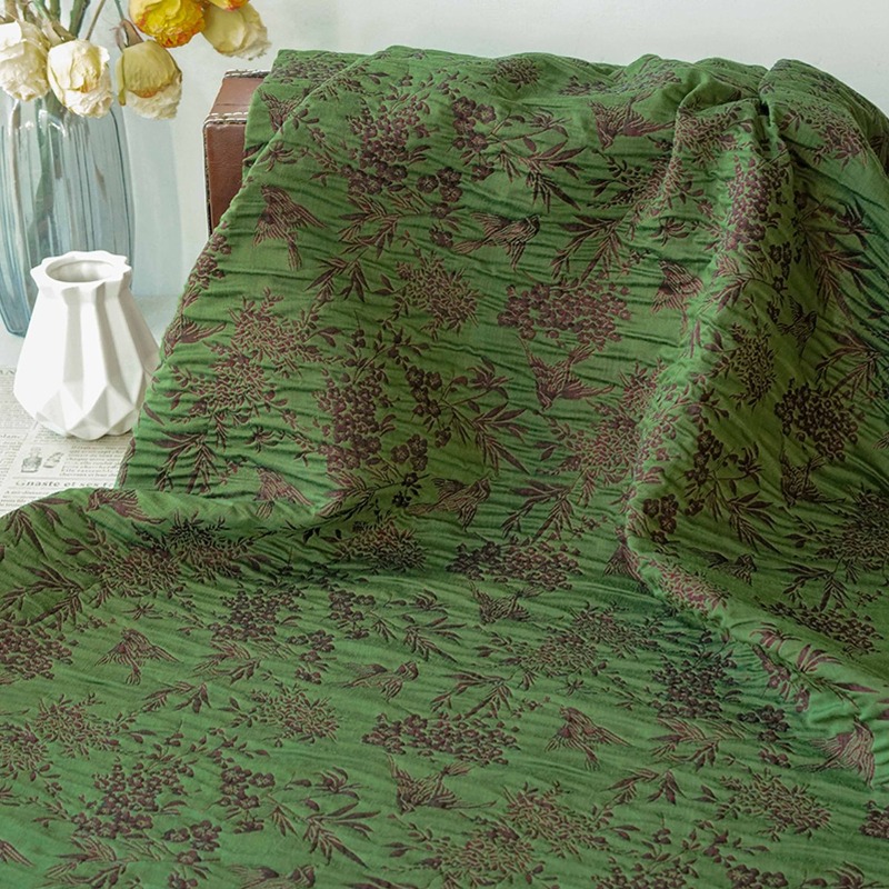 자두색 대나무 까치 무늬 양각 질감 자카드 원단 중국풍 - Sewing Vest 리뷰 및 가격