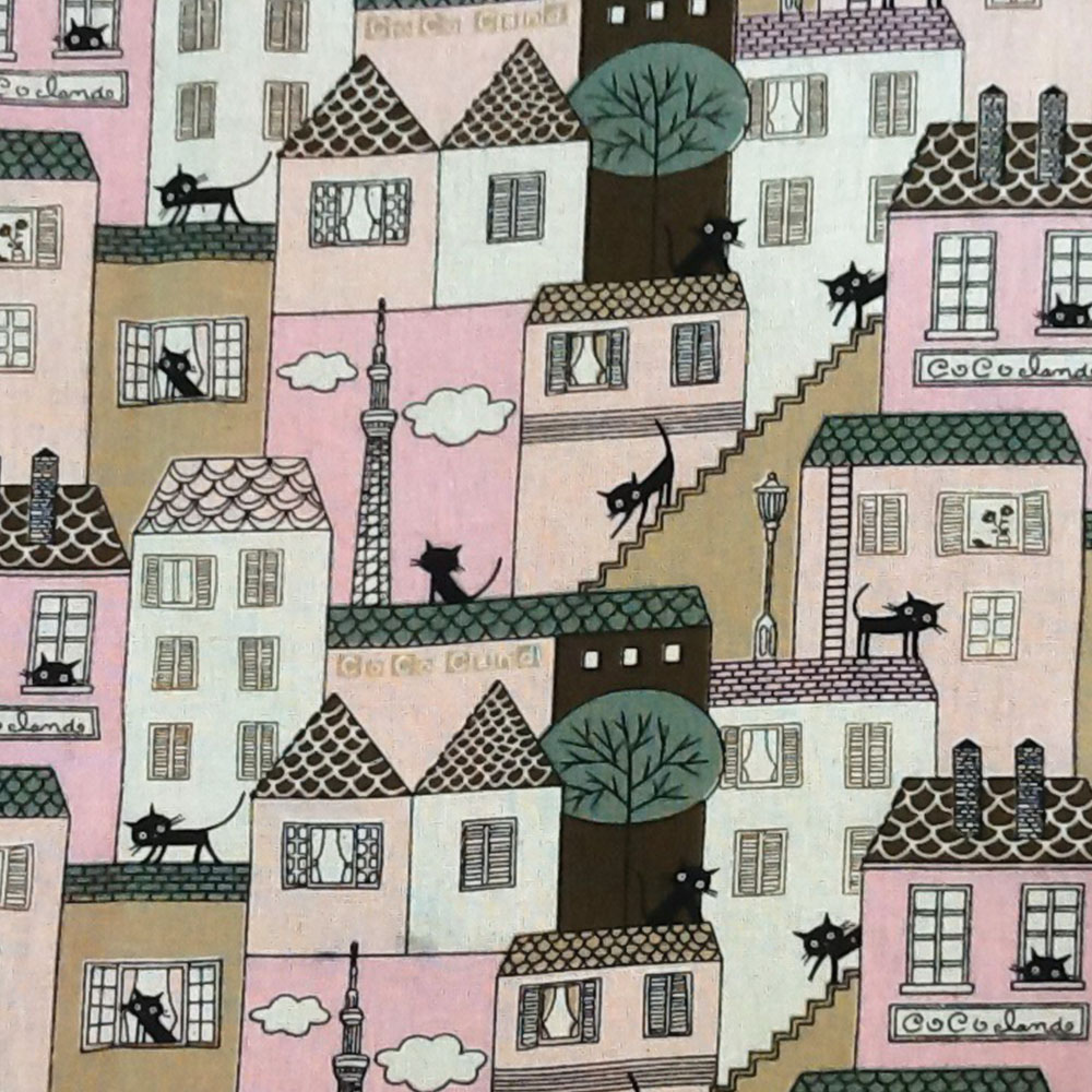 북유럽 소형 집 시리즈 빈티지 패치워크 페인팅 대마,  - Vintage Sewing Textile 리뷰 및 가격