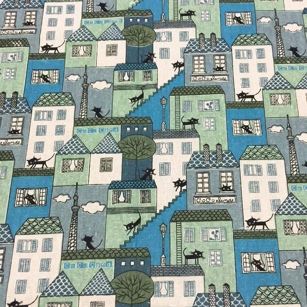 북유럽 소형 집 시리즈 빈티지 패치워크 페인팅 대마,  - Vintage Sewing Textile 리뷰 및 가격