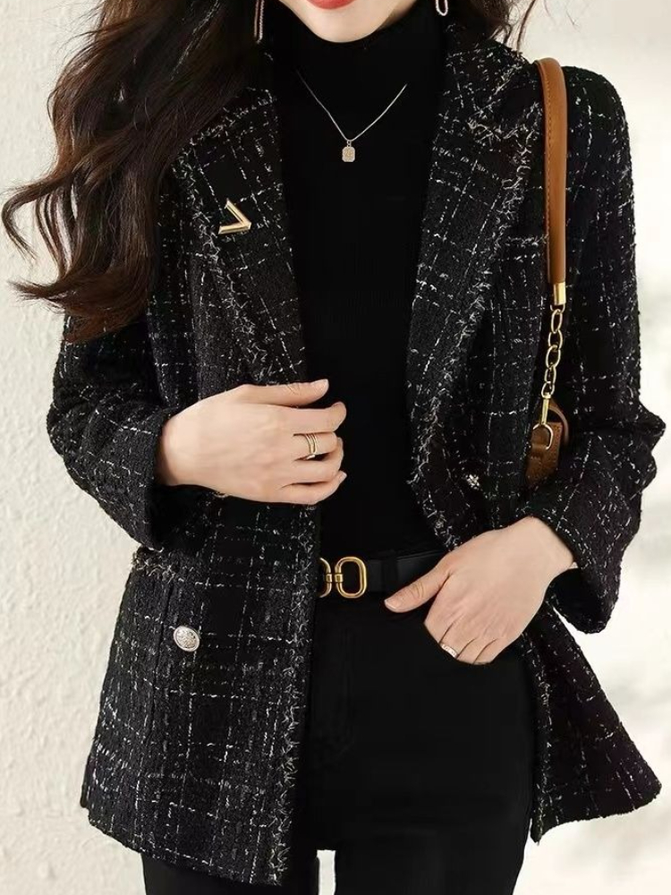 여성용 2025년 신상 가을 겨울 한국 스타일 퀼팅 두 - Sewing Tweed 리뷰 및 가격