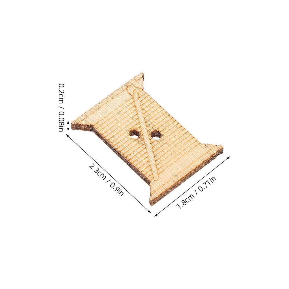 100개 나무 재질 재봉틀 실 보빈, 천연색 실 감기판 - Sewing Machine Yarn 리뷰 및 가격