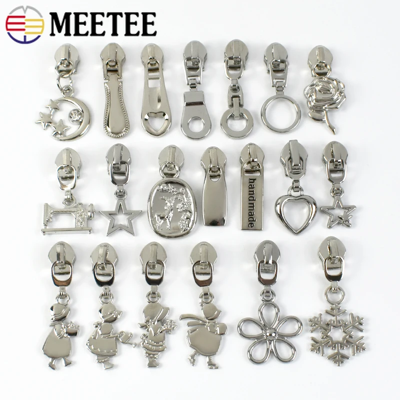 금속 지퍼 슬라이더 5 #   5-20Pcs 실버 나일 - Textile And Sewing Supply 리뷰 및 가격