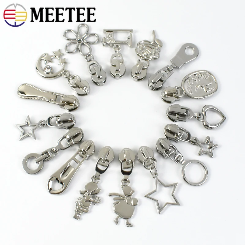 금속 지퍼 슬라이더 5 #   5-20Pcs 실버 나일 - Textile And Sewing Supply 리뷰 및 가격